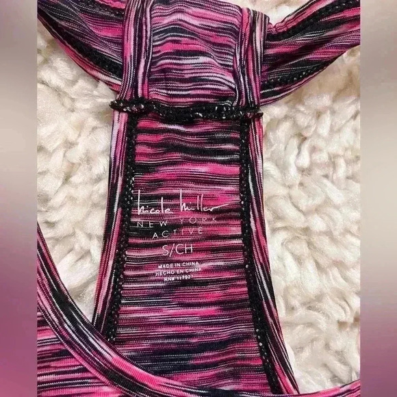 Nicole Miller Women’s Racerback Active Workout Tank Top - Picture 9 of 9